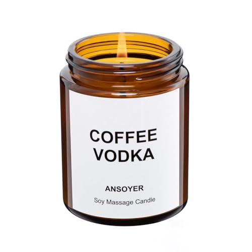 SoyLuxe Hydrating Massage Candle 4.5oz - Coffee Vodka