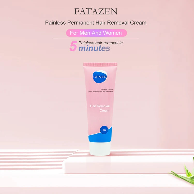 Fatazen Organic Hair Removal Cream – Fast & Gentle (5 Min)