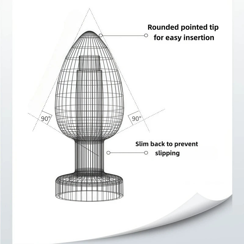 Wireless Remote Control Anal Plug – Silicone Prostate Massager