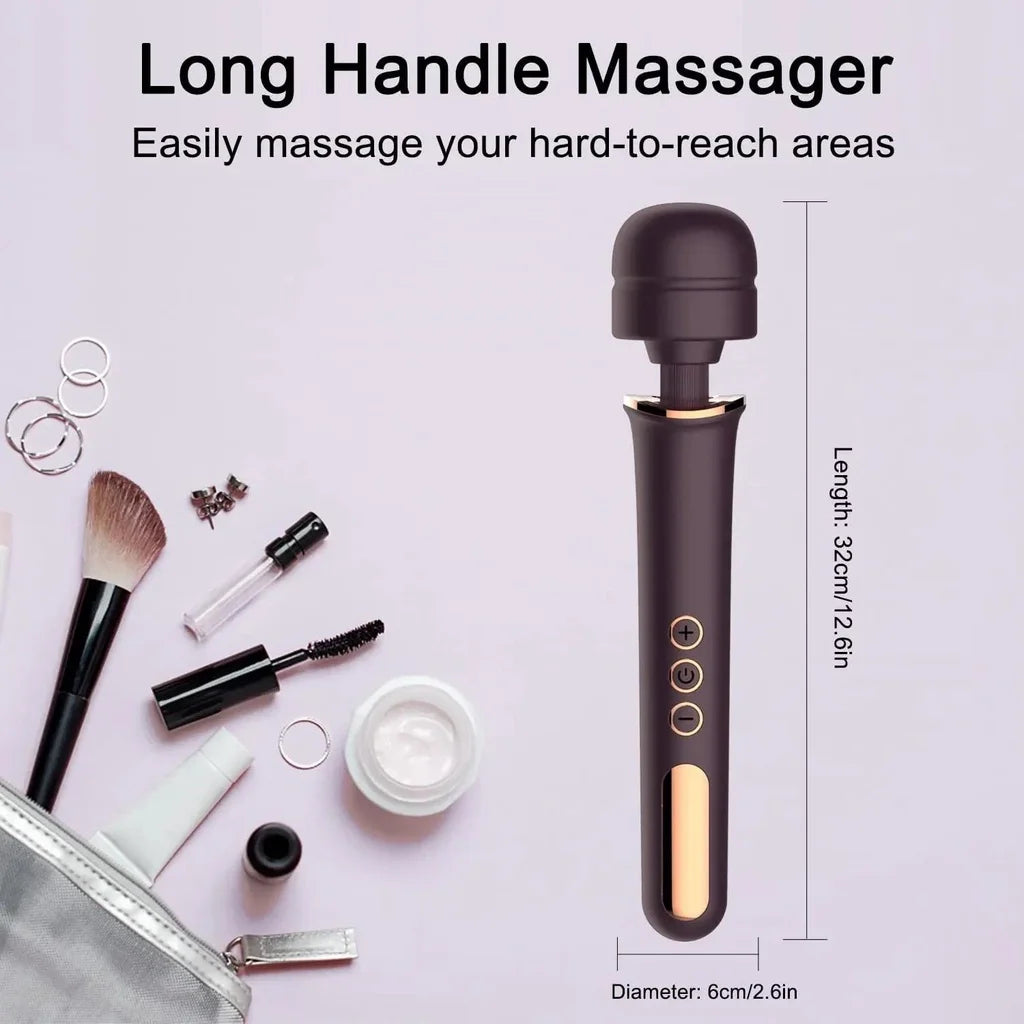 Magic Wand Vibrator – 10-Speed Clitoral Massager