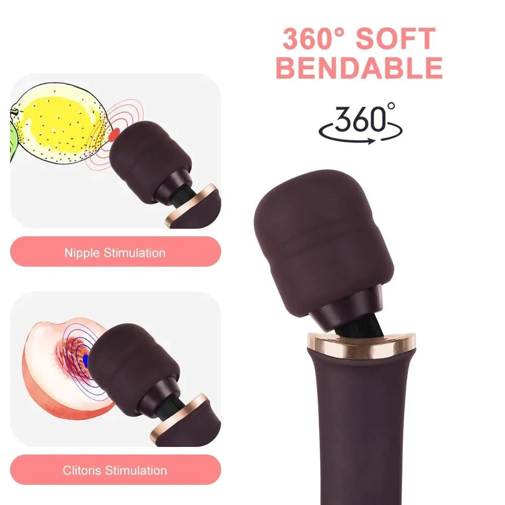 Magic Wand Vibrator – 10-Speed Clitoral Massager