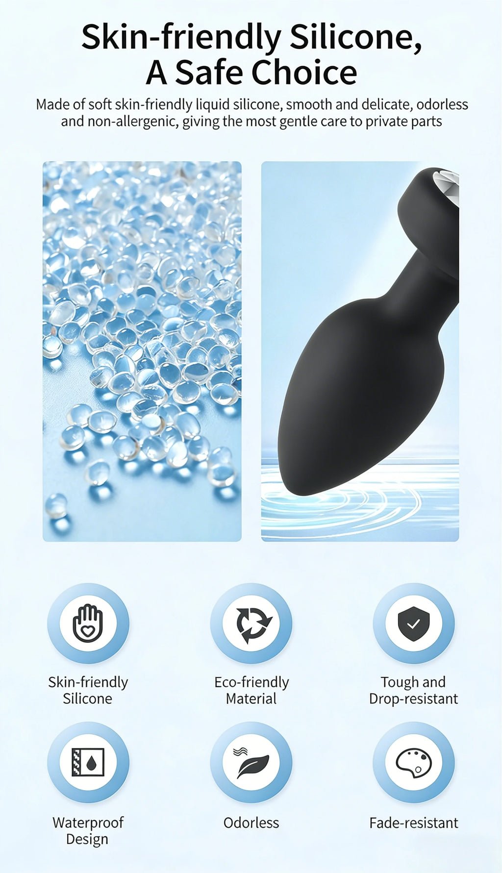 Wireless Remote Control Anal Plug – Silicone Prostate Massager