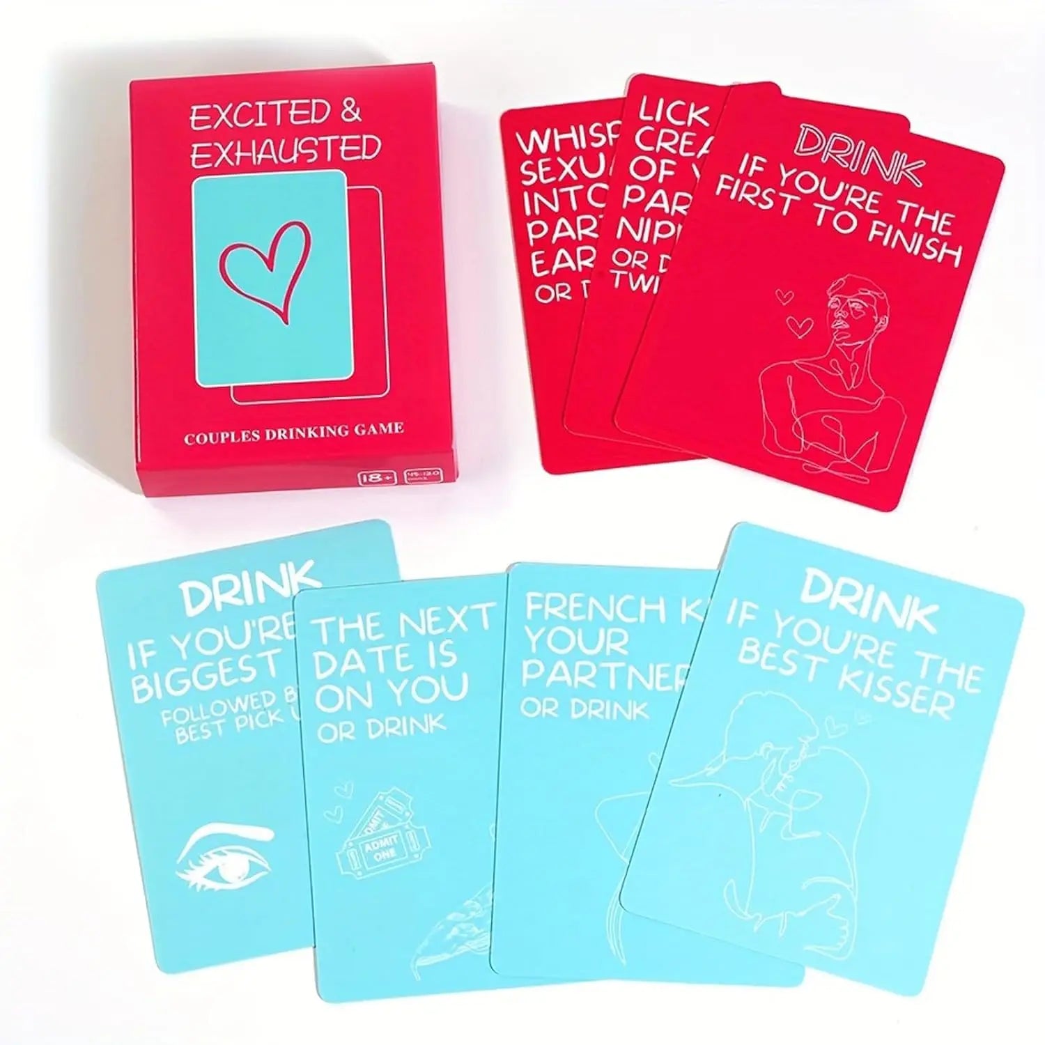 Couples Drinking Game – Sexual Position Cards for Adults
