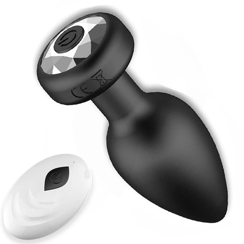 Remote Control Butt Plug Vibrator – Silicone Anal Toy