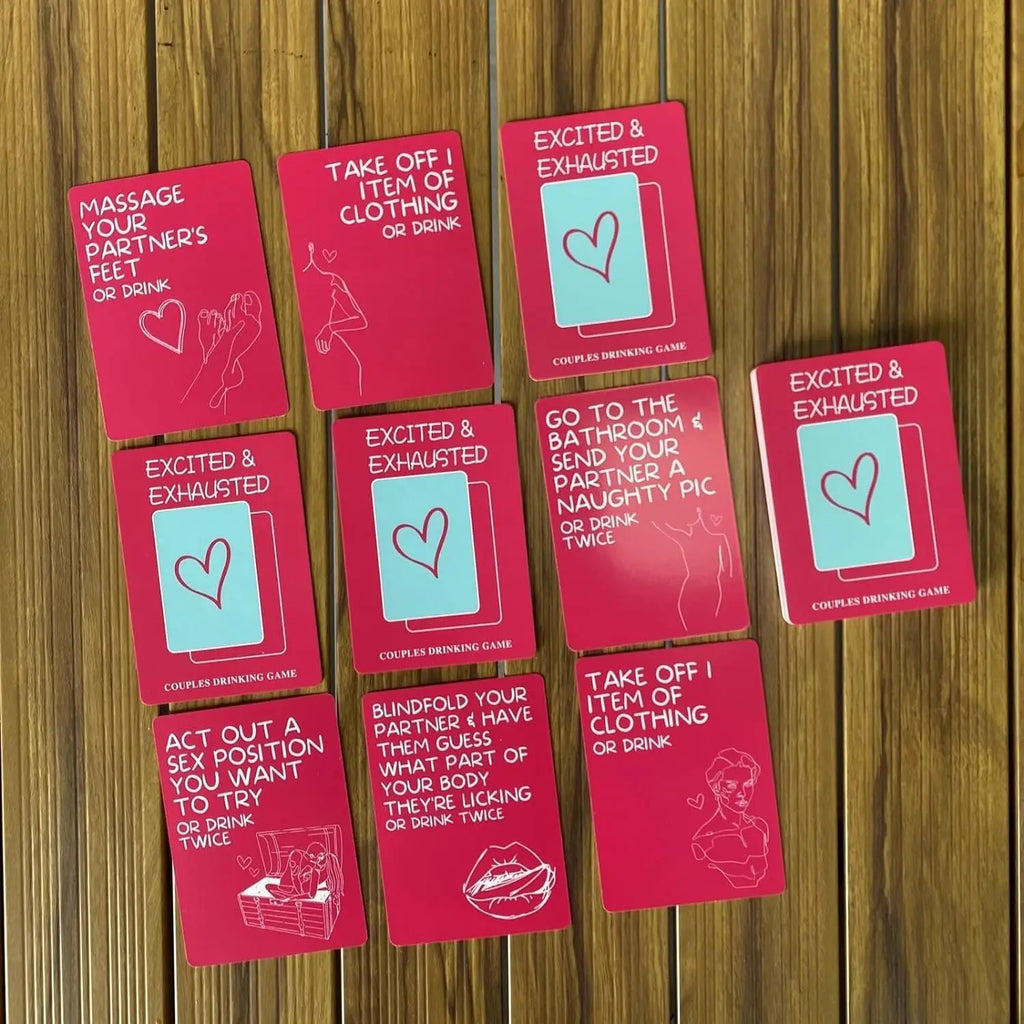 Couples Drinking Game – Sexual Position Cards for Adults