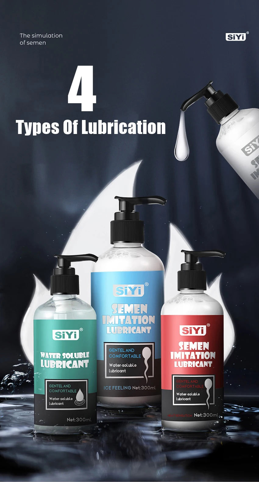 Water-Based Intimate Lubricant – Heat Sensation Lube for Couples