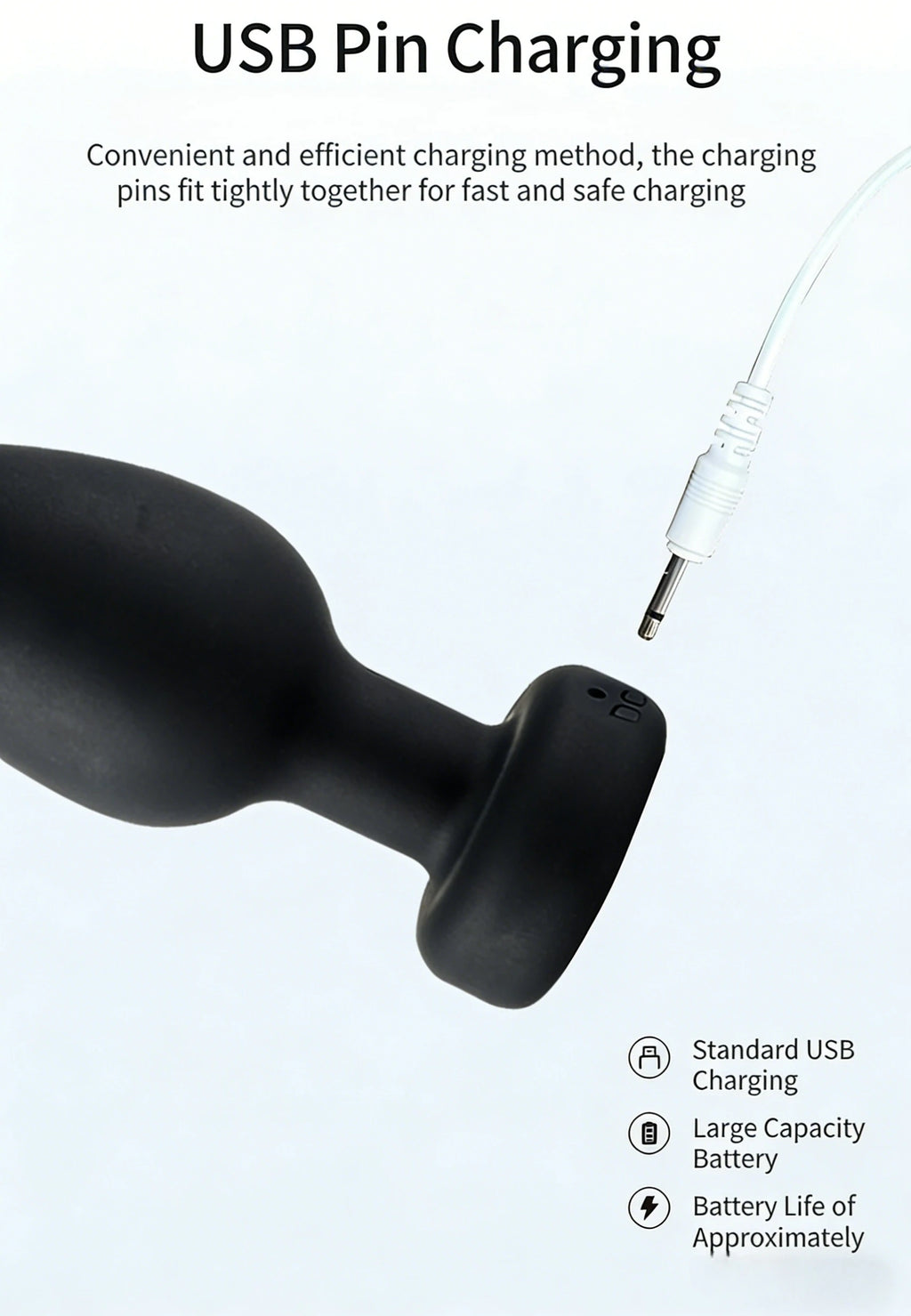 Wireless Remote Control Anal Plug – Silicone Prostate Massager