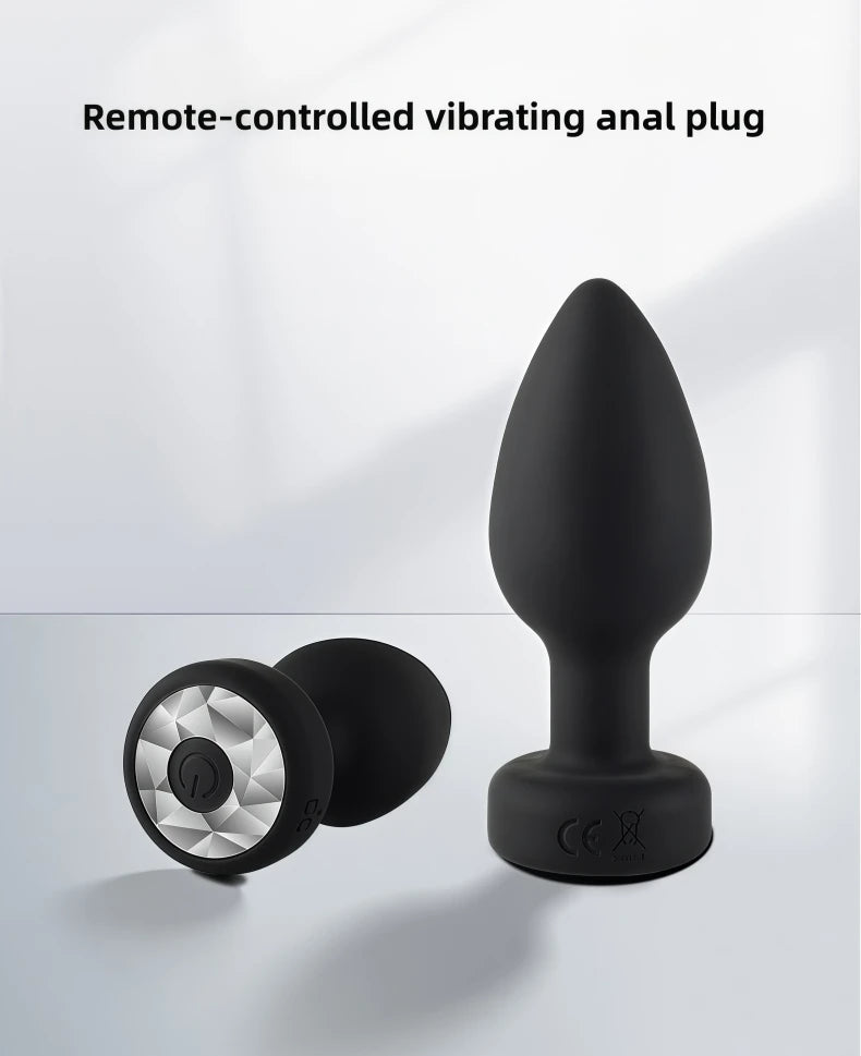 Wireless Remote Control Anal Plug – Silicone Prostate Massager