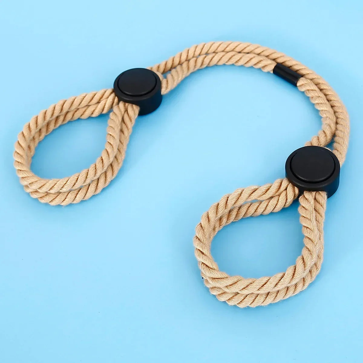 BDSM Adjustable Rope Handcuffs – Fetish Restraints for Couples