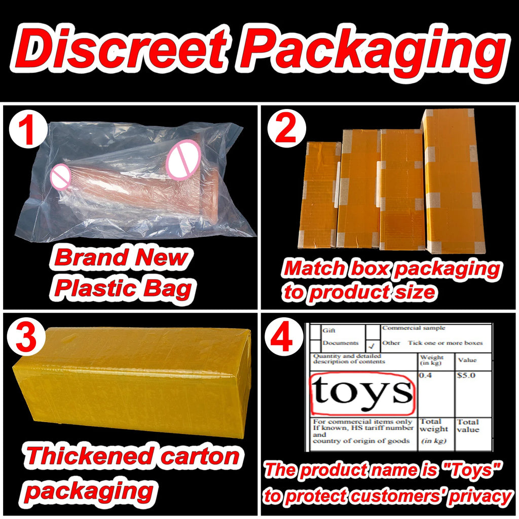 Realistic Dual Silicone Dildo with Suction Cup – Foreskin Design