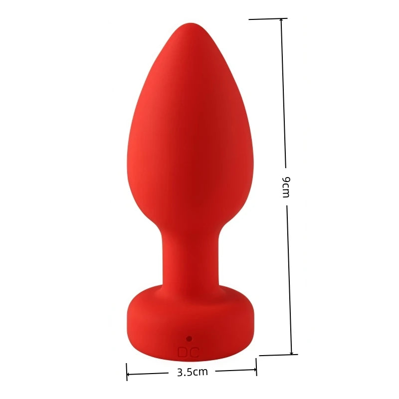 Wireless Remote Control Anal Plug – Silicone Prostate Massager