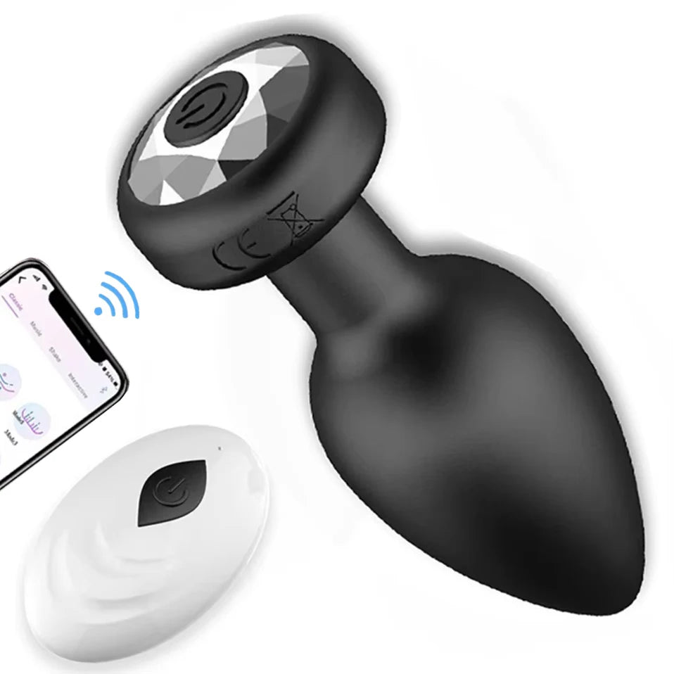 Remote Control Butt Plug Vibrator – Silicone Anal Toy